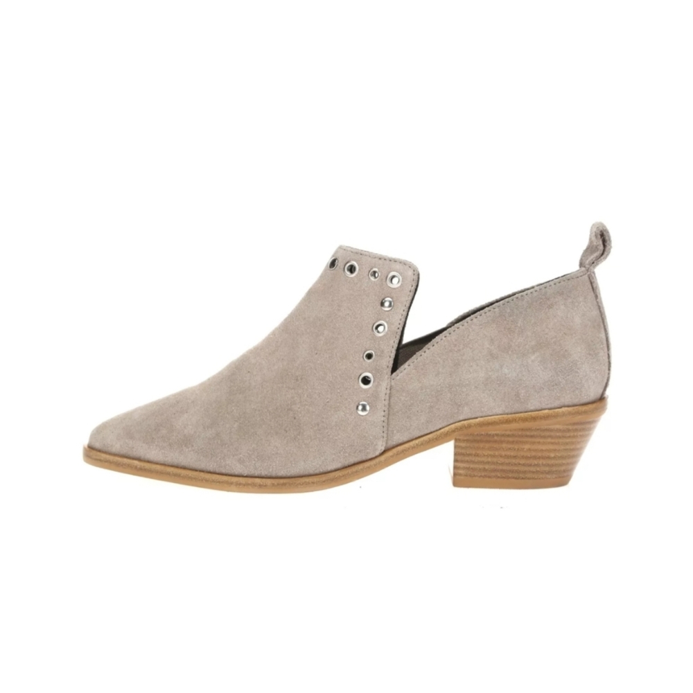 Rebecca Minkoff Annette Too Moto Studded Bootie in Beige